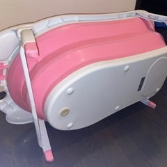 ★赤ちゃん用★畳めるお風呂★ピンク★の画像