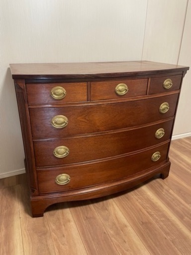 アンティーク　4段チェスト 引出し　ドレクセル　高級　マホガニー