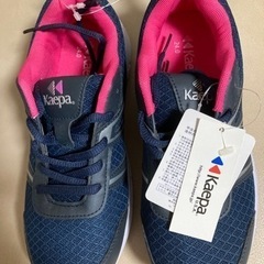 kaepa スニーカー　紺色　24㎝