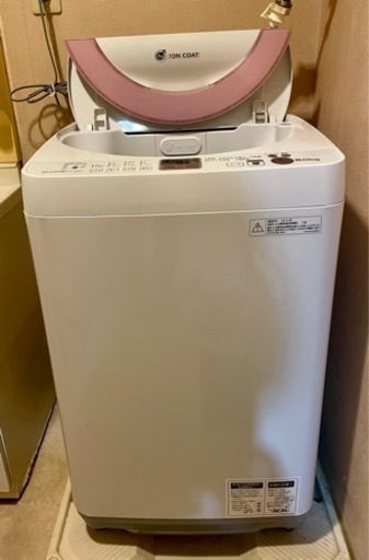 SHARP全自動洗濯機ES-GE60N