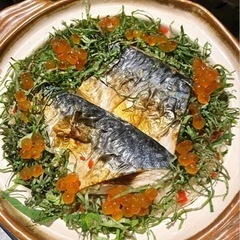 身の厚い鯖の土鍋ご飯