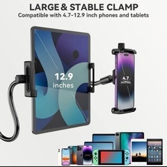 【タブレットスタンド✨】360℃回転！ 折りたたみ式 iPhone スマホ Switch タブレットの画像