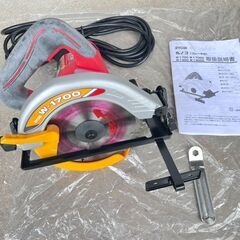 丸ノコ RYOBI W-1700 ブレーキ付き 微調整ストッパ機...