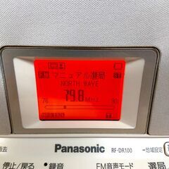 4/12Panasonic ラジオレコーダー RF-DR100 FM AM ラジカセの画像