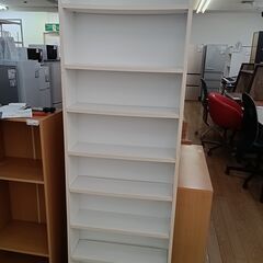 ☆値下げしました☆★ジモティ割あり★  本棚 ホワイト H180...