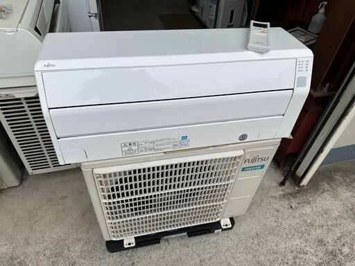 【動作保証あり】FUJITSU nocria 2019年 2.2kw 6畳用 冷暖房ルームエアコン AS-C229H【管理KR488】