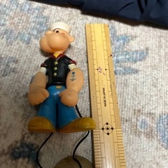 ソフビ　吸盤つき　ポパイ　自立もします！レア品の画像
