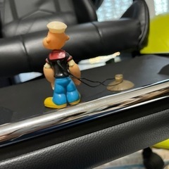 ソフビ　吸盤つき　ポパイ　自立もします！レア品の画像