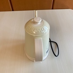 【お取引中】BRUNO ブルーノ ケトル 電気 電気ケトル 最大容量 1.0L ステンレスデイリーケトル BOE072の画像