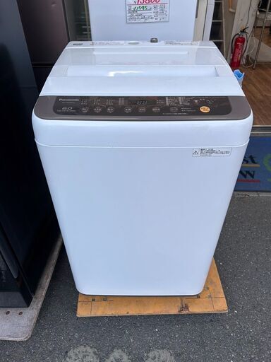 洗濯機 パナソニック  2018年 6kg NA-F60PB12【安心の3ヶ月保証★送料に設置込】自社配送時代引き可※現金、クレジット、スマホ決済対応※