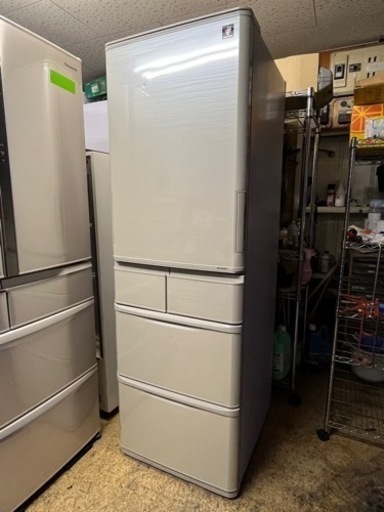 激安販売!! 人気のどっちもドア!! SHARP 2019年 5ドア冷蔵庫 SJ-W411F-N 412L 家電 キッチン家電 冷蔵庫