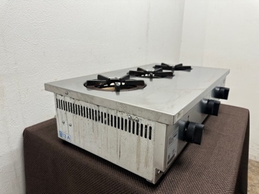 タニコー　tanico　業務用　ガスコンロ　３口ガステーブル　都市ガス　２０１９年製　厨房　飲食店　TGD-3