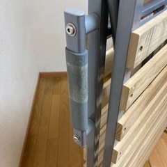 【譲り先決定】折り畳みすのこベッドの画像