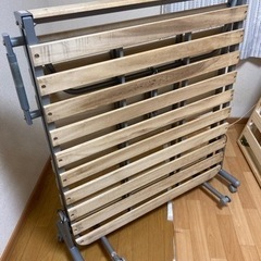 【譲り先決定】折り畳みすのこベッド
