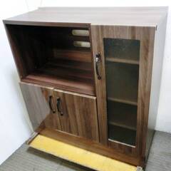 レンジ台　カップボード　キッチン収納　キッチンカウンター　レンジ...
