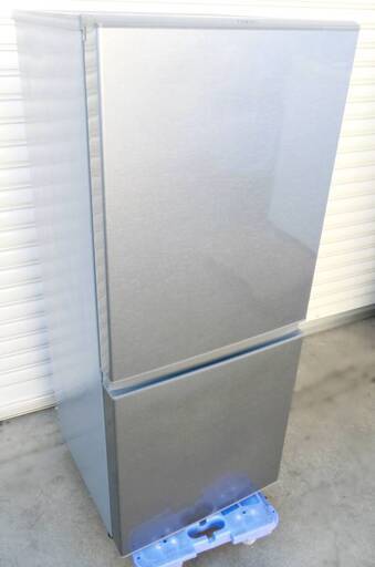 【　3ヵ月保証　】2ドア　冷蔵庫　AQR-13G(S)　動作良好　126L　ブラッシュシルバー　一人暮らし　AQUA