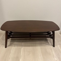 センターテーブル テーブル 机　折り畳み可の画像