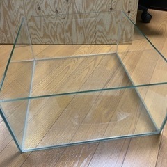 美品　ローオーダーメイドガラス水槽