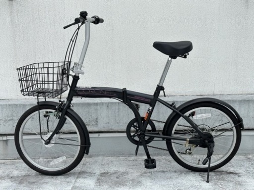 新品同様！6段変速　20インチ折りたたみ自転車！ミニベロ