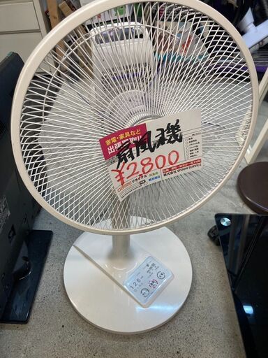 ☆中古￥2,800！SHARP　扇風機　家電　PJ-E3AS-W型　2016年製　【BF114】