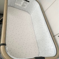 【美品】HZDMJ ベビーベッド ゆりかご　コンパクト　ココネルエアーそいねーるの画像