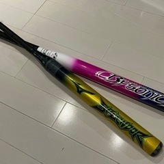 【取引済】
ソフトボールバット　2号用×2本