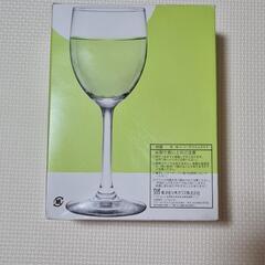 【美品】白ワイングラス 210ml×2Pcsの画像