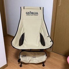 【受渡決定】折り畳みハイバックチェア