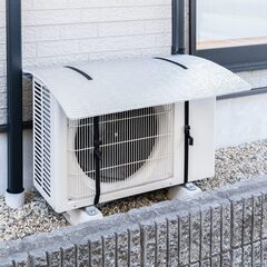 新品 アストロ エアコン室外機 日よけパネル シルバー 3層構造...