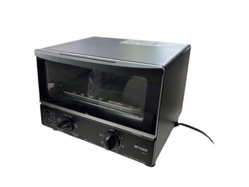 NO.1524 【2021年製】　Tiger タイガーオーブントースター KAK-G100 ブラック 中古 家電 キッチン家電