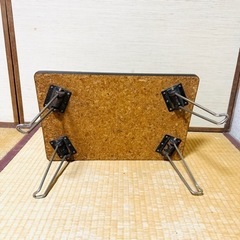 レトロローテーブル　小机　昭和レトロ　折り畳みテーブル　ミニの画像