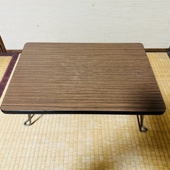 レトロローテーブル　小机　昭和レトロ　折り畳みテーブル　ミニの画像