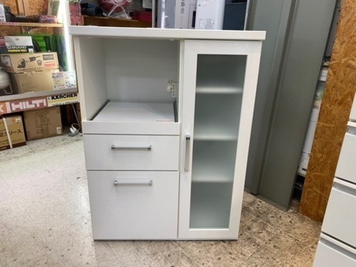 【愛品館 江戸川店 キッチン収納】泉洋化工株式会社 レンジカップボード ID:159-019450-007