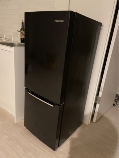 急募あすまで】150L黒【冷凍冷蔵庫】HR-D15CB ハイセンス