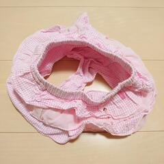 80cm】ミキハウス ベビー服 スカート 女の子 フリル ピンク キュロットの画像