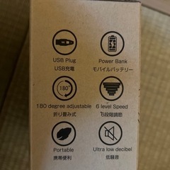 卓上扇風機の画像