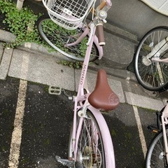 自転車　ピンク　24インチ