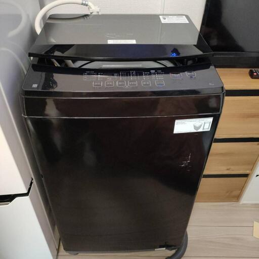 【決まりました】ほぼ未使用 ニトリ 6キロ洗濯機 ntr60 bk 使用1年未満 正常品 設置手伝い無料