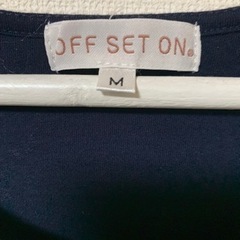 ⭐︎【OFF SET ON】ボーダー　授乳ワンピース　Mの画像