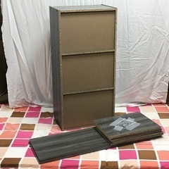 美品 アイリスオーヤマcx-3　カラーボックス3段2個の画像