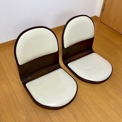 ※【あげます】椅子 ダイニングチェア (脚なし)2つセット DI...