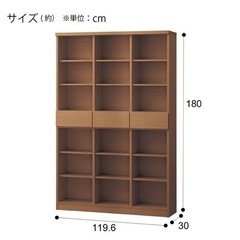 【6/27午後〜6/29午前中のお引取限定】家具 収納家具 本棚