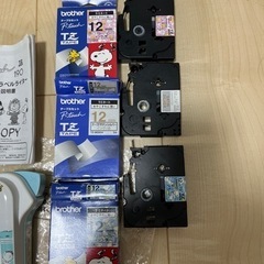 【壊れてます】brother ピータッチスヌーピー の画像