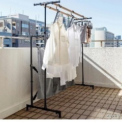 【大容量】物干し棚、室内でもクローゼットにも
