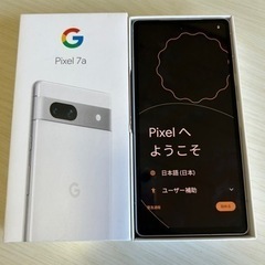 Google Pixel 7a 本体　箱付き 6万円台で買えるGoogle純正Androidスマホ「Pixel 7a」は背面カメラバー