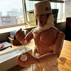 【激レアフィギュア】 アンディフグ 日清 強麺 ANDY HUG 1/6スケールの画像