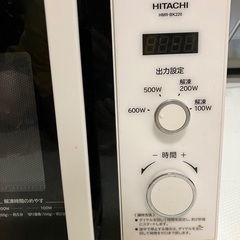 【ジャンク品】日立電子レンジ　HMR-BK220-Z5の画像