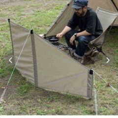 焚き火用ウィンドリフレクターの画像