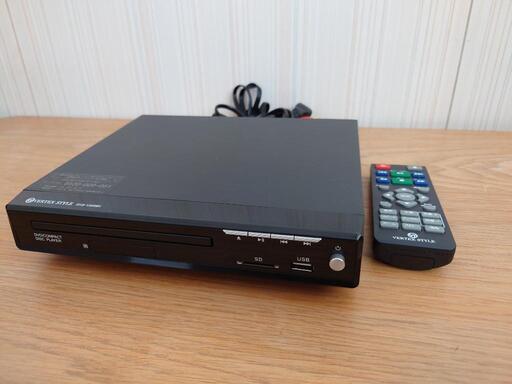 【決まりました】☆VERTEX DVDプレイヤー ブラック DVD-V305BK