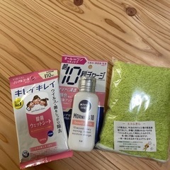 エコふきん　化粧水　ウェットシート
